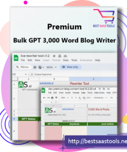 Bulk Gpt 3000 Word Ai Blog Writer