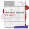 A4 Business Brochure Grid System