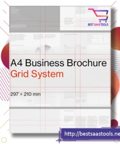 A4 Business Brochure Grid System